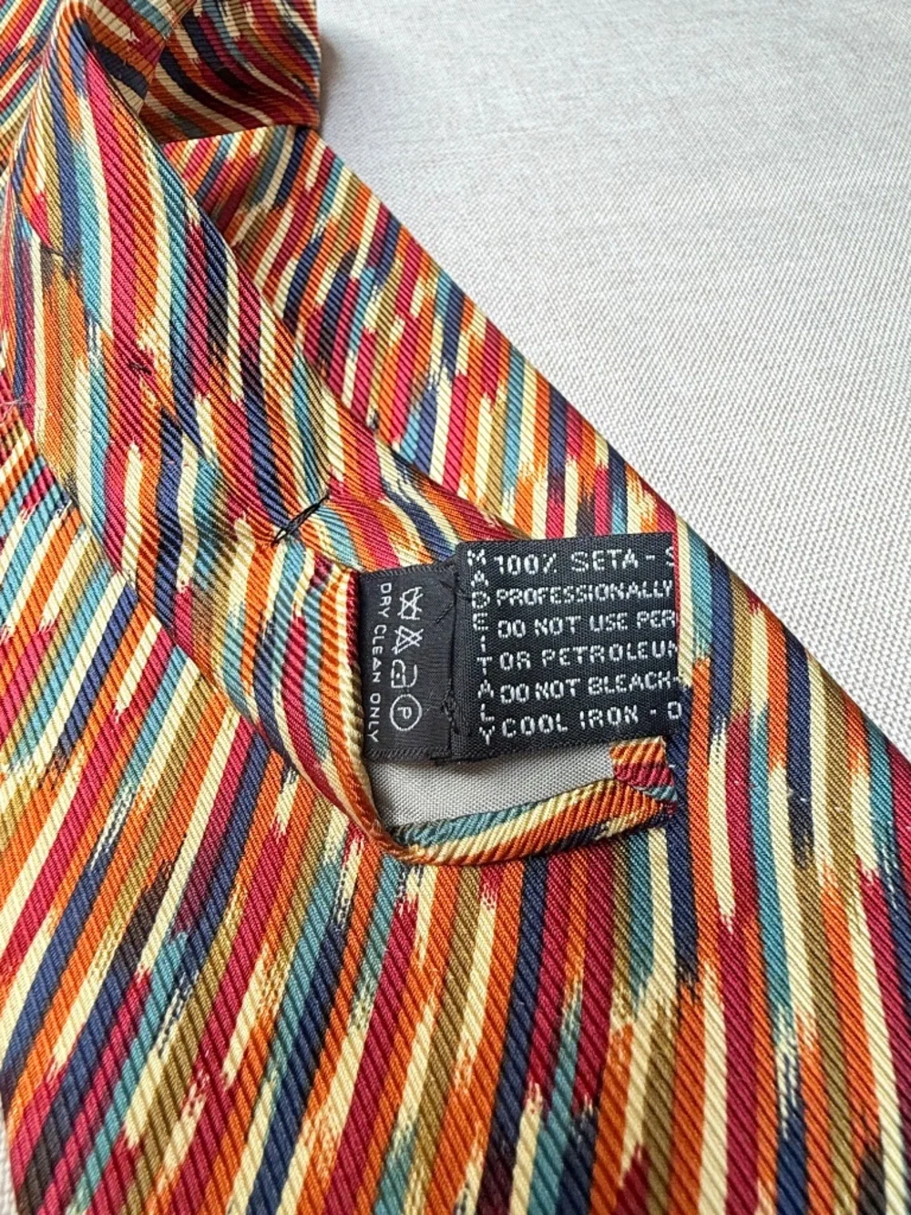 Vintage Missoni Cravatte Necktie Made in Italy